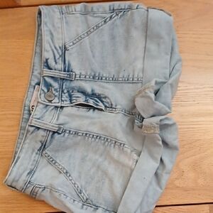 SO Light Blue Denim Shorts Low Rise